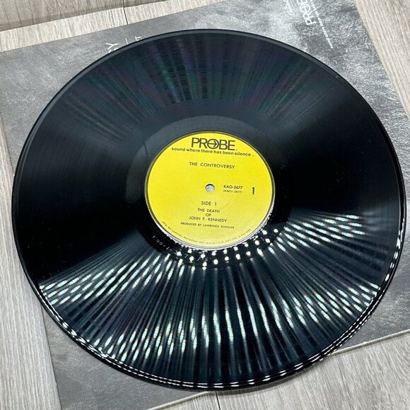 The Controversy The Death The Warren Report - John F Kennedy Vinyl LP Probe - Picture 7 of 8